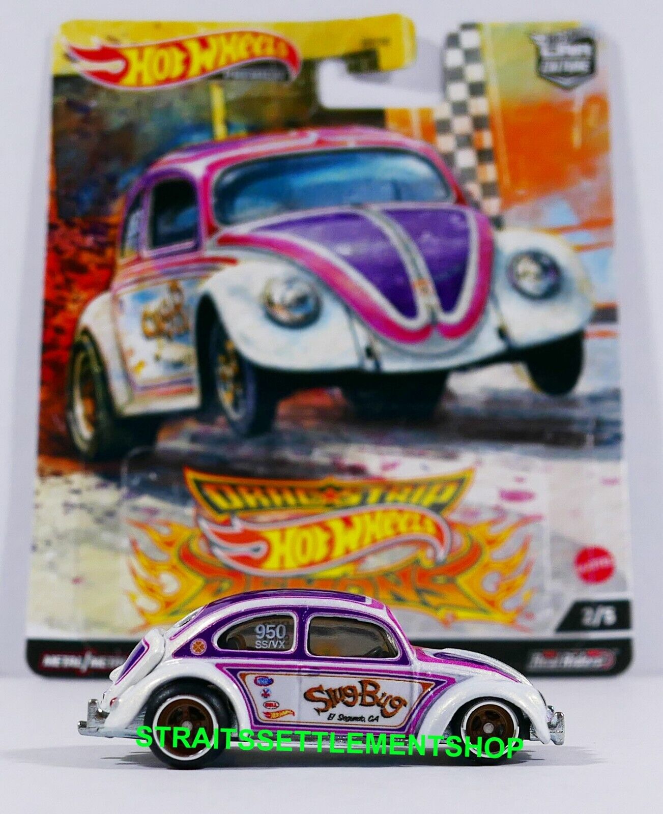 HOT WHEELS 2023 DRAG STRIP VOLKSWAGEN CLASSIC BUG CAR CULTURE 