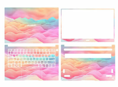 Dazzle Laptop Protector Skin Stickers For HUAWEI MateBook D14 (2022)