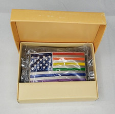 Belt Buckle Enamel Rainbow USA American Flag LBGTQ fits 1.5" belt