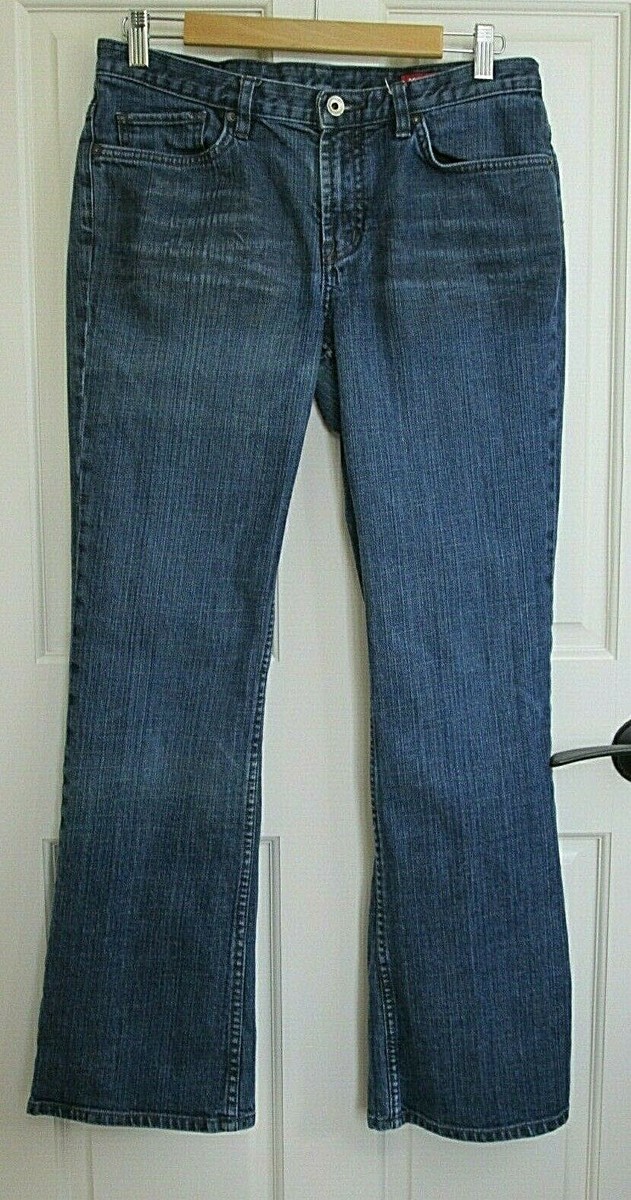じゅん X2 Express Bootcut Jeans Womens Size 10 32x30 Distressed Stretch