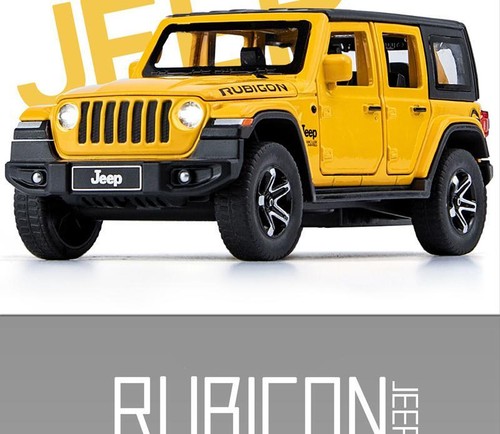 Modellino auto in lega di rubicone Jeep 1:32 pressofuso metallo fuoristrada auto - Foto 11 di 26