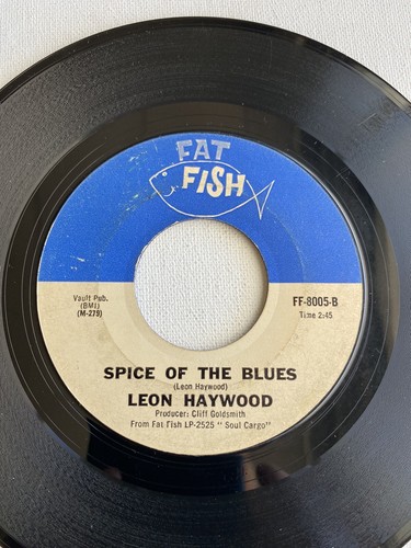 LEON HAYWOOD, SOUL CARGO, FAT FISH#8005, SOUL 45 RPM RECORD, 1966 - Imagen 4 de 4