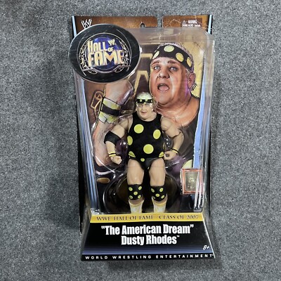 WWE Mattel Elite Legends Hall of Fame Series 1 Dusty Rhodes Wrestling Figure MOC