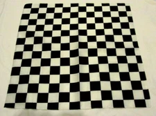 Black&White Checkered Flag Bandanna Face Mask,Head Wrap,Wristband,Scarf-New!