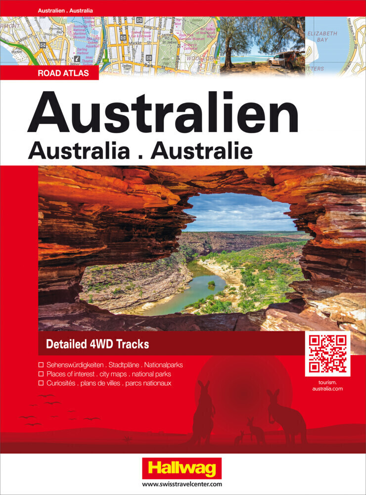 Thumbnail - Hallwag Strassenatlas Australien | Taschenbuch | 208 S. | Englisch |