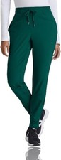BARCO One Boost Scrub Jogger, Hunter Green, Women, Yoga Style, Mid-Rise, Size ST