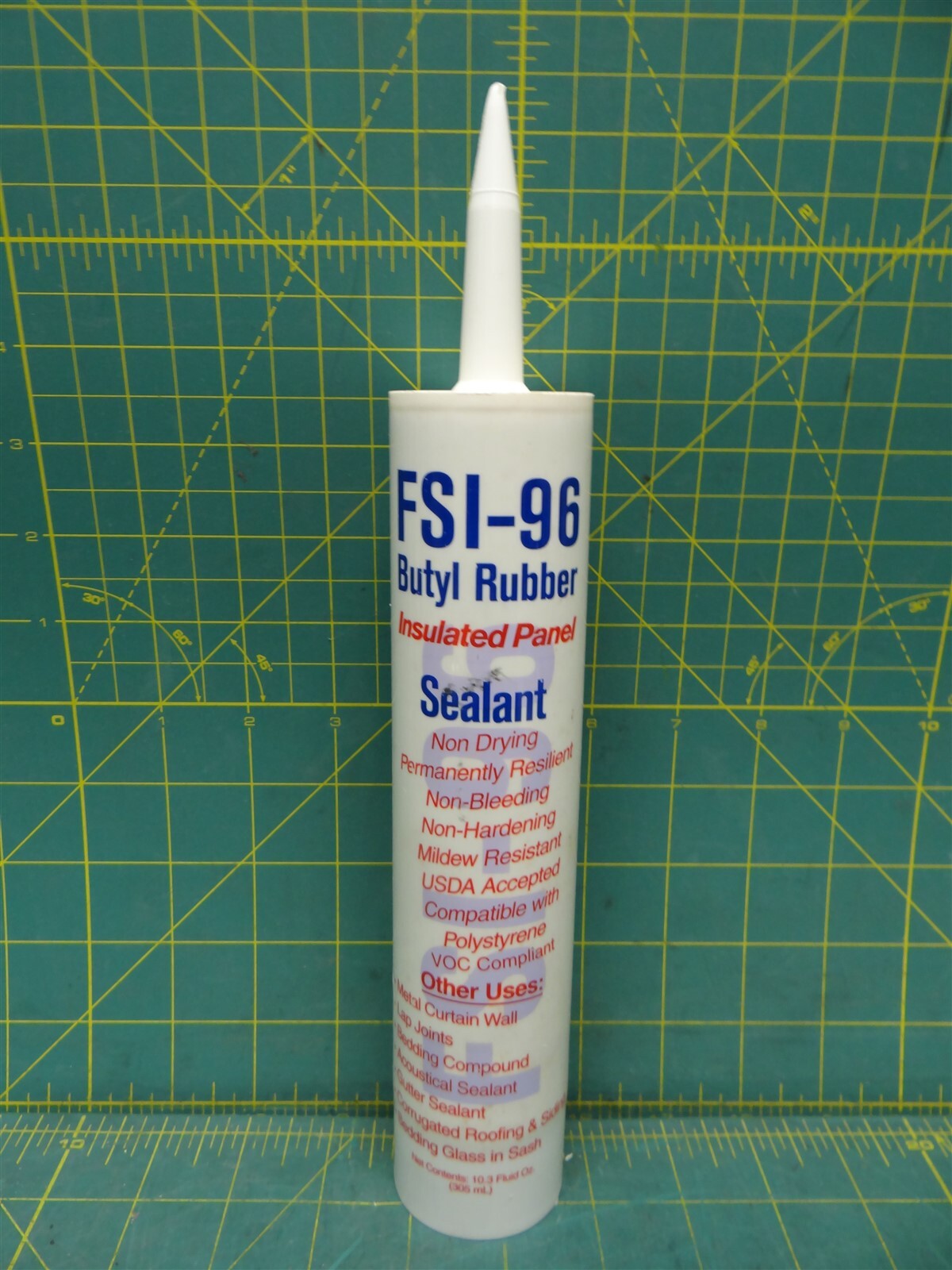 10.3 Fl Oz FSI96 Non Drying Butyl Rubber Insulated Panel Sealant eBay