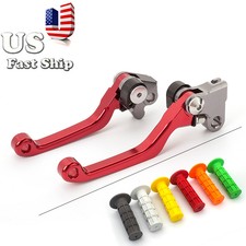 USA For Husqvarna  RR/RS 4T 2008-2011 Pivot Brake Clutch Lever 22mm Handle Grips