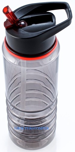 SPORTS Wasserflasche SH&H 100% Bpa Frei Tritan Für 750ml Einfach Flip Top Deckel - Photo 3/13