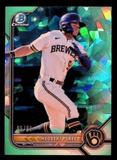 Hedbert Perez 2022 Bowman Chrome Prospects Sapphire Aqua #BCP-162 85/99