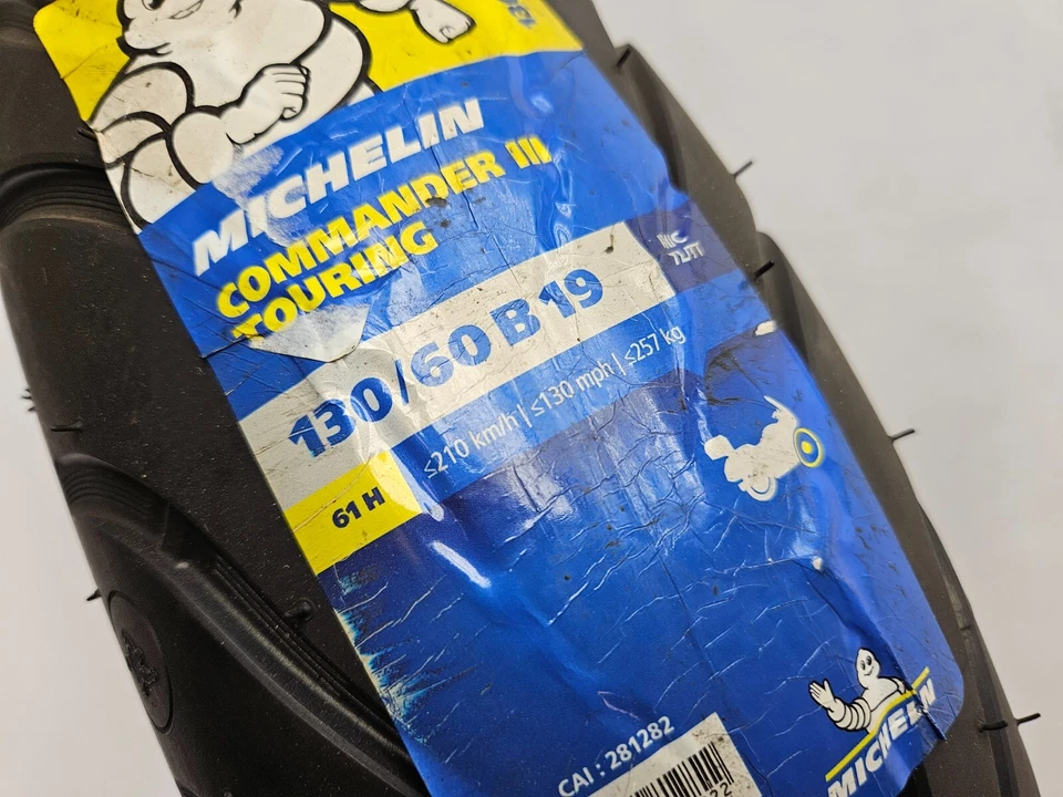Neumático delantero Harley Davidson 130/60/19 pared negro nuevo Foto 3 de 4