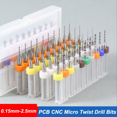 Corintian HSS Micro PCB Bohrer Ø 0.15mm - 2.5 mm für präzise Bohrungen