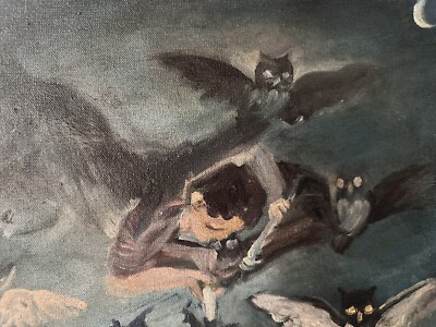 goya 8/17まで発送不可　 FRANCISCO DE GOYA OIL ON CANVAS SIGNED AND SEALED MEASURES 40CM X