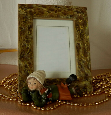 Bilderrahmen  13 x18  Blattgold/dore Designerrahmen(ohne Deko)