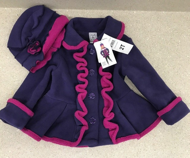 baby girl peacoat and hat