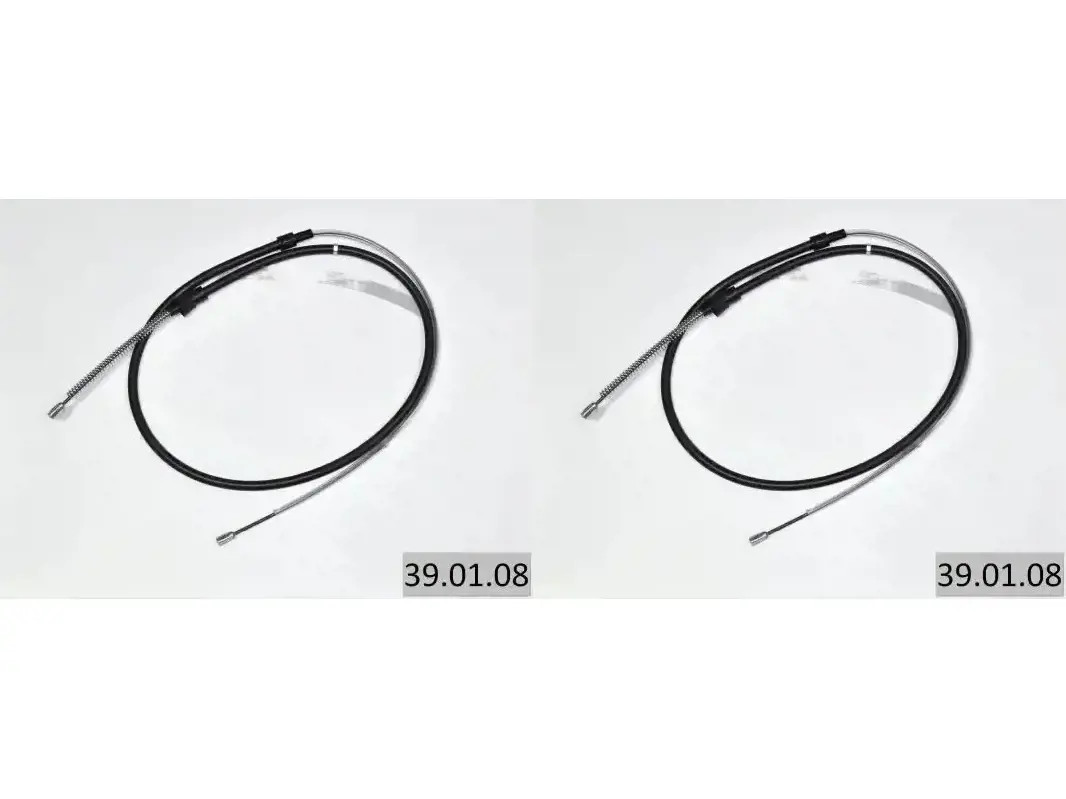 Cavo freno a mano Dx 39.01.08 LINEX per SKODA VW - Immagine 3