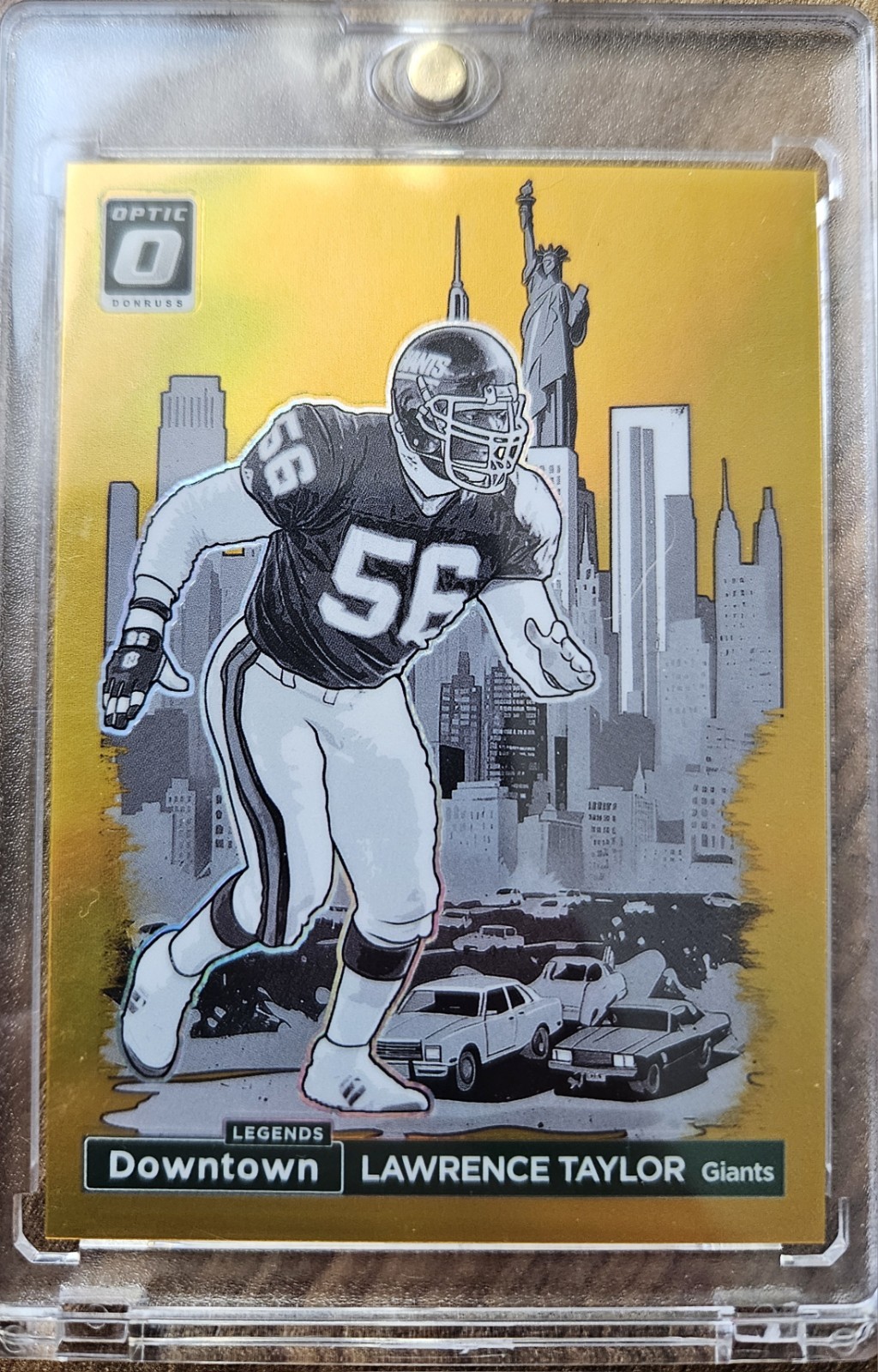 2024 Donruss Optic Lawrence Taylor Downtown! Gold /10 Case Hit