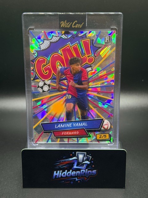 🔥 RARE LAMINE YAMAL ROOKIE CARD – SERIAL NUMBERED 2/5! 🔥