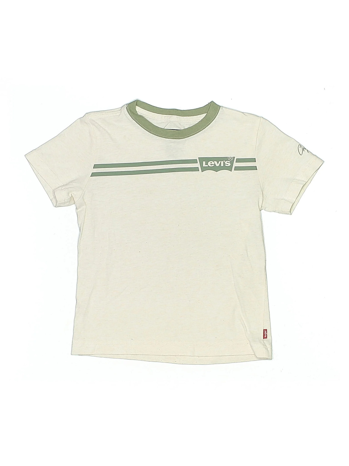 Levi's Boys Ivory Short Sleeve T-Shirt 5
