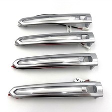4pcs Chrome Led Lighted Door Handle Kit For Cadillac Xt5 Xt6 Xt4 Ct6 Xts Ats Lr