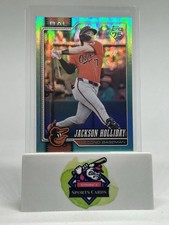 2026 Topps Series 1 Jackson Holliday Aqua Rainbow Foil Card-SSP (#92)