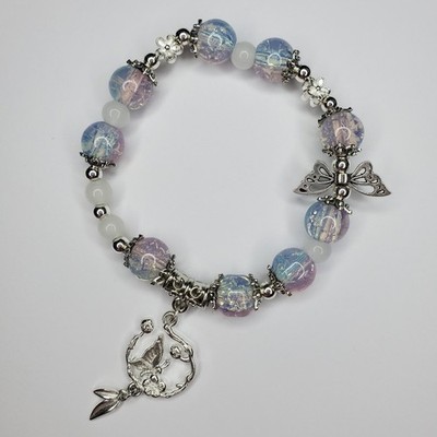 Hand crafted artisan unique gemstone bracelet