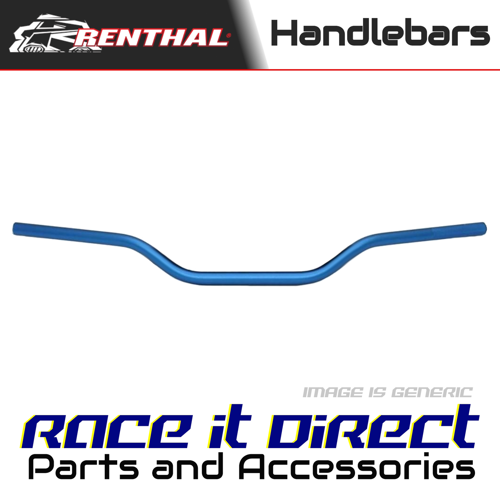 Handlebar for DUCATI Monster 797 2017-2020 Blue Renthal