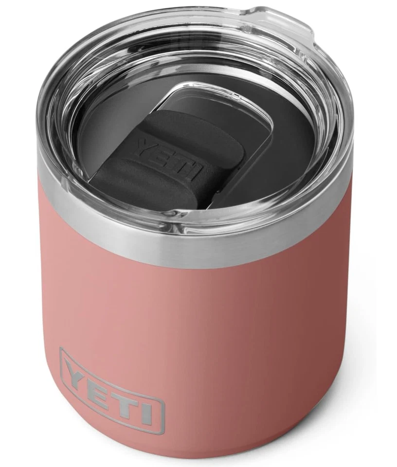 YETI Rambler 10 oz apilable Lowball 2.0 aislado al vacío y tapa MagSlider piedra arenisca Foto 2 de 4