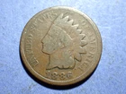 1886 Type 2 Indian Cent  Good