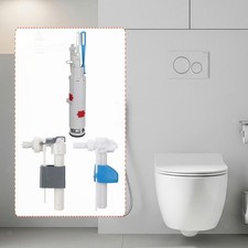 Toilet Tank Fill Valve Water Inlet Valve Repair Easy to Install Component Wall