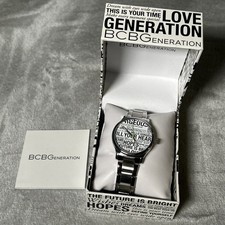 BCBG GENERATION LADIES WATCH NO TIME LIKE THE PRESENT With Box