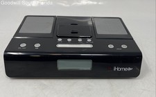 iHome2Go iH26B Black Wireless Portable Alarm Clock And iPod Docking Station