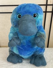 First And Main Plush Platypus Tie Dye Seated Stuffed Animal Toy
