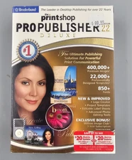 The Print Shop Pro Publisher 22 Deluxe [DVD]