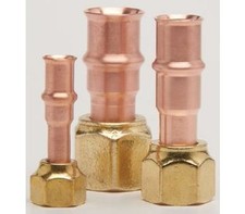 RAPID LOCKING SYSTEM 3.29112E+12 Flared x Press 3/4" Brass 700 PSI SAE/Euro Flar