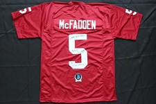 DARREN McFADDEN ARKANSAS RAZORBACKS SIGNED JERSEY w/WPS 2xAllAmerican BAS