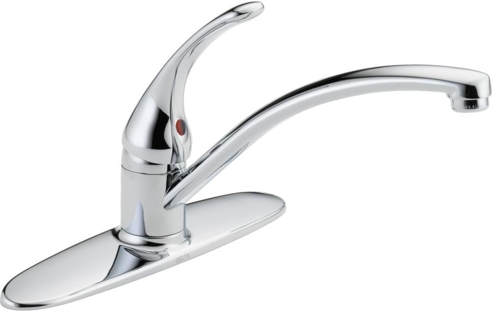 Delta Foundations B1310LF Chrome Kitchen Faucet (Open Box)
