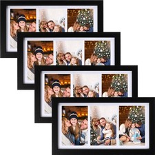 4 Pcs 8 x 14 Collage Picture Frame 3 Opening 4 x 6 Picture Frame Multiple Thr...