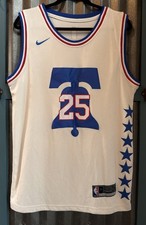 Nike Ben Simmons Philadelphia 76ers 2020/21 Earned Edition Basketball Jersey 25