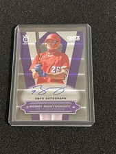 Benny Montgomery 2022 Onyx Premium Rookie Auto #d /270 Rockies