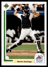 Benito Santiago 1991 Upper Deck Final Edition #91 Padres MLB READ FREE SHIPPING