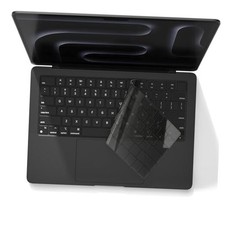 Keyboard Cover Skin for 2025-2021 MacBook Pro 14" 16 inches Translucent Gray