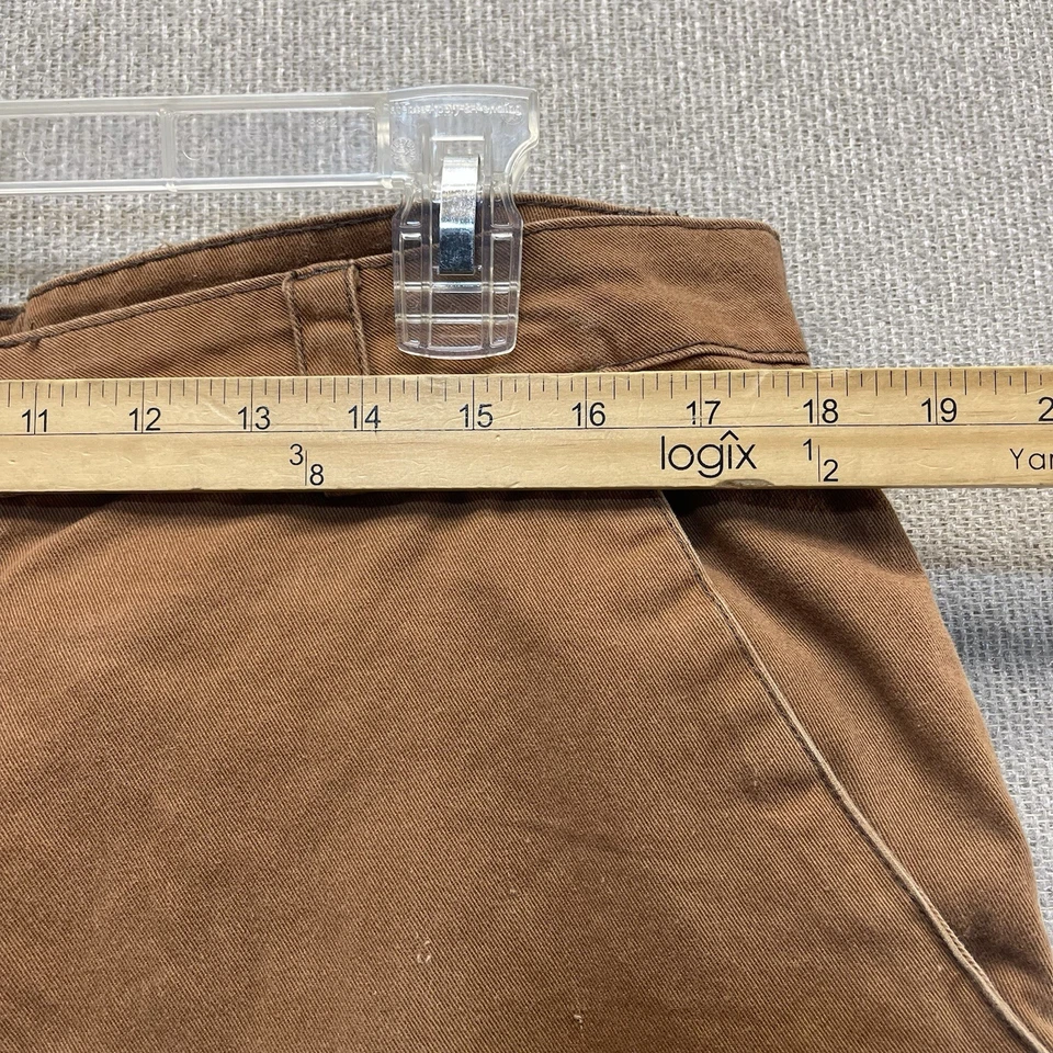 Calça jeans masculina de lona Browning 38x32 marrom joelho duplo chefe trabalho pato caça - Imagem 3 de 4