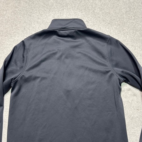 Under Armour 1/4 Zip Fleece Pullover Mens Small Black ColdGear Performance - Picture 4 of 8
