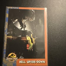 1993 TOPPS JURASSIC PARK Card - #38 Hell, Upside-Down