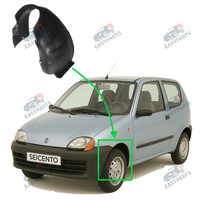 Radlauf StoßStange Locaro Vorne Links FüR Fiat Seicento Ab 1998