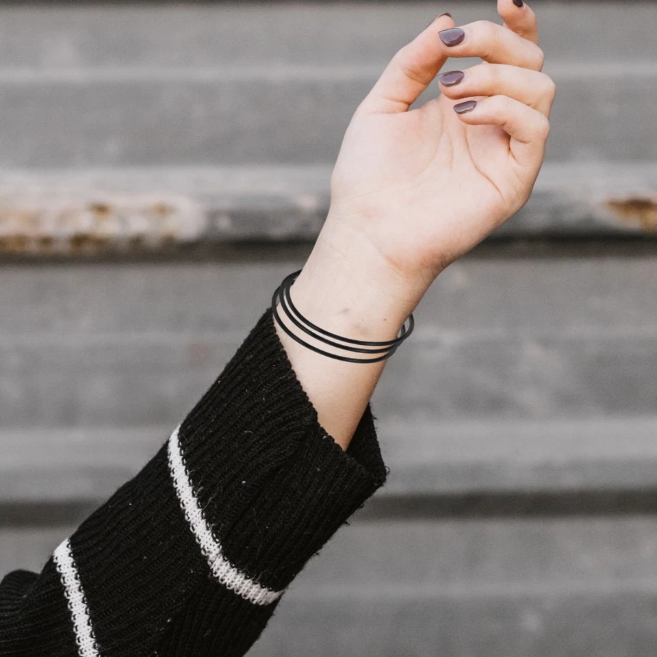 100 Pcs Haargummi Armreif Armband Haarbindungen Mädchen Armbänder - Bild 4 von 4