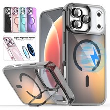 For iPhone 17 16 15 Pro Max 14 13 12 Mag Safe Magnetic Shockproof Case Cover