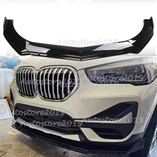 For BMW X1 X3 X4 X5 X6 Front Bumper Lip Splitter Spoiler Body Kit Glossy Black