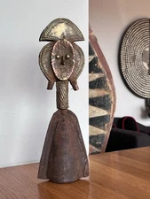 New !  Très Rare Cloche Rituelle - Kota - Gabon **** Art Tribal / Arts primitifs